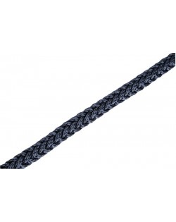 Double braid made of soft high-strength 12-strand polyester - BLUE